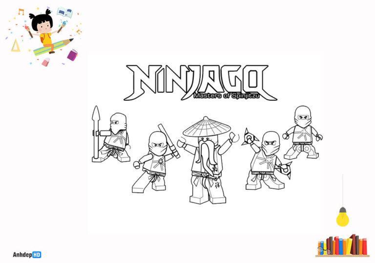 105+ Tranh Tô Màu Ninjago Đẹp Ngầu, Đáng Yêu, Siêu Cá Tính