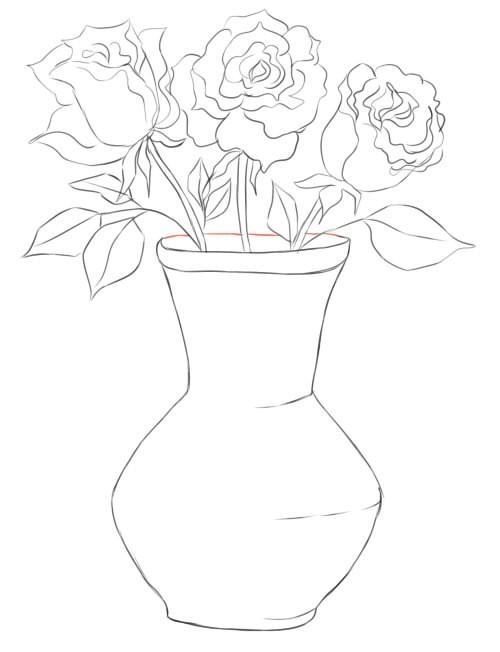 Cách vẽ bình hoa đẹp đơn giản độc lạ nhất [Mẫu vẽ bình hoa 2022 ...