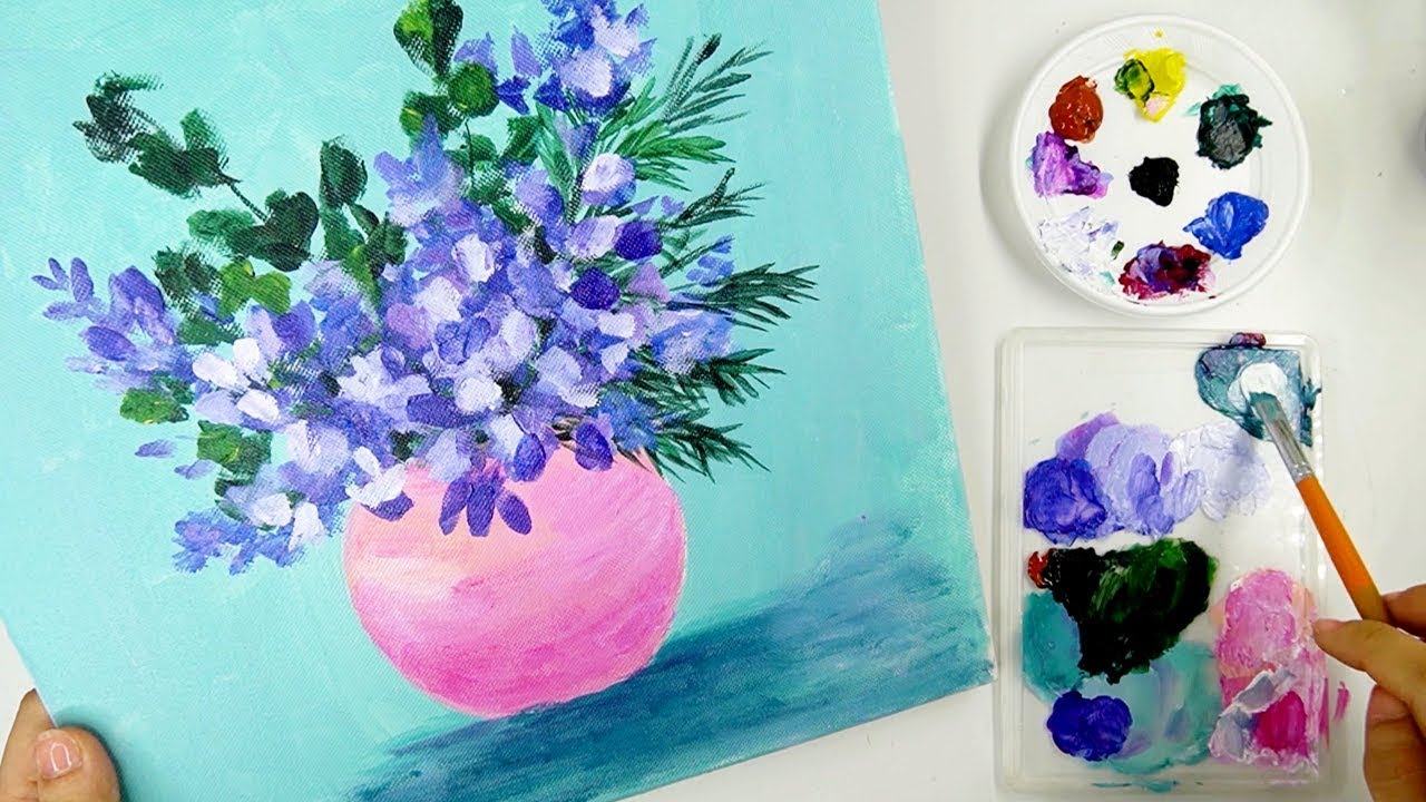 Hướng dẫn Vẽ lọ hoa và quả vẽ tĩnh vật nc planvẽ nghệ thuật  YouTube