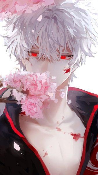 ảnh anime đẹp về hoa đào đỏ