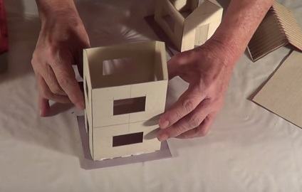 Làm mô hình ngôi nhà bằng giấy