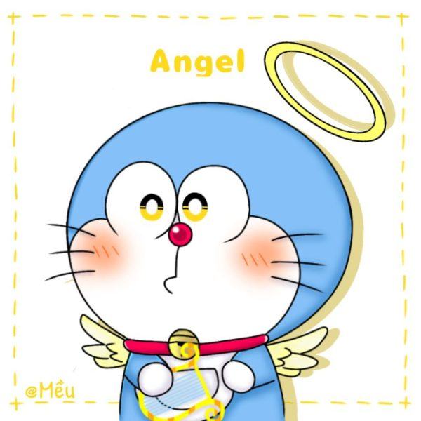 avatar doraemon thiên thần dễ thương