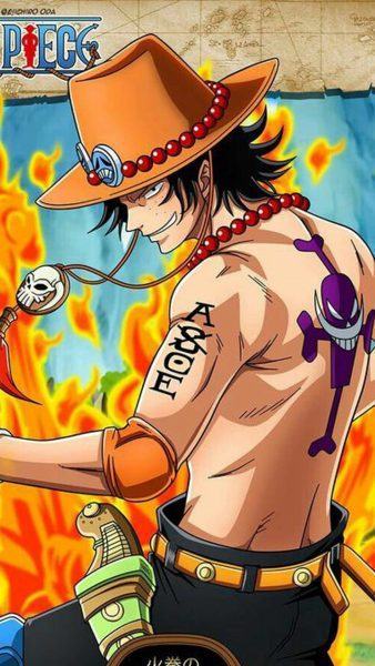 Hình nền nắm đấm lửa tuyệt vời cho người hâm mộ One Piece