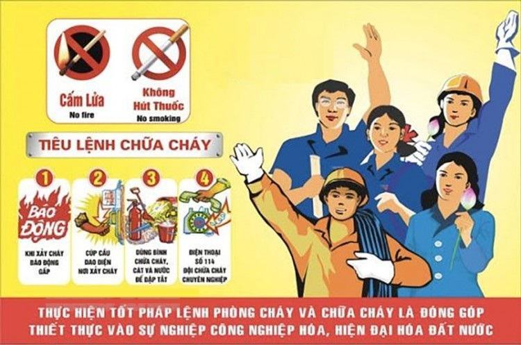 bản vẽ phòng cháy chữa cháy để mọi người phòng cháy