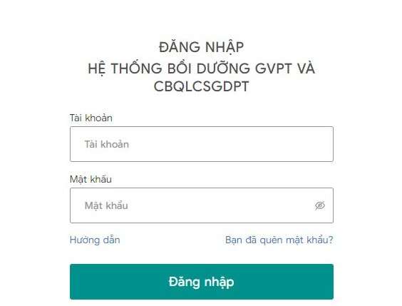 Cách nhập taphuan.csdl.edu.vn vào chương trình