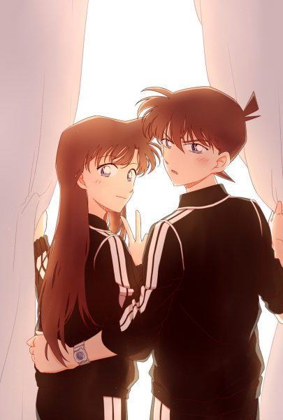 Ran và Shinichi thích chụp ảnh