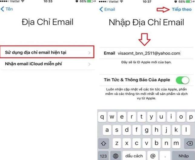 tài khoản icloud miễn phí 5