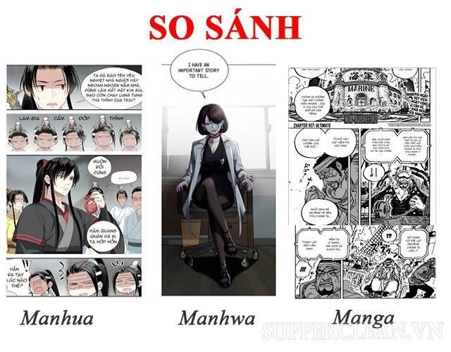 So sánh manhua, manhwa và manga So sánh manhua, manhwa và manga