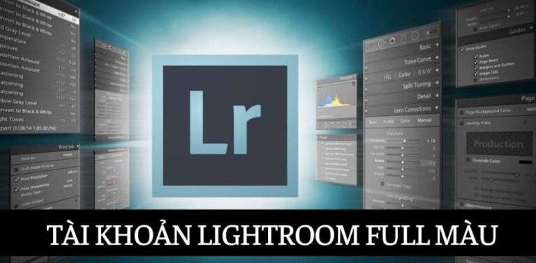 Tài khoản Lightroom Full Màu miễn phí, Acc Lightroom Premium Free