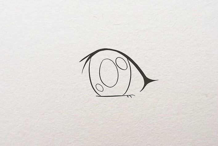 cách vẽ 7 con mắt
