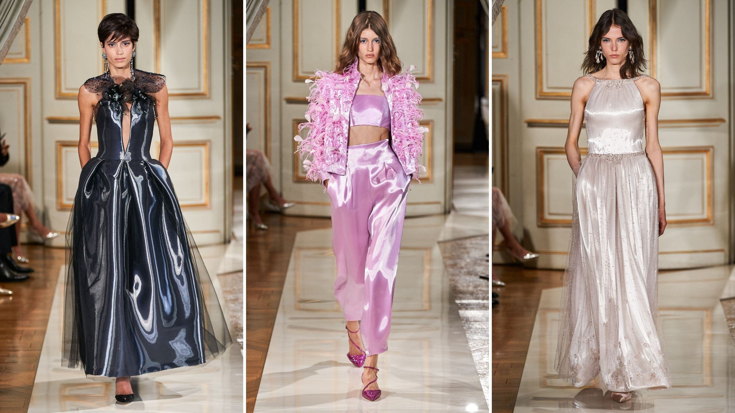 Armani Prive Haute Couture Thu Đông 2021/22: Lụa óng ánh
