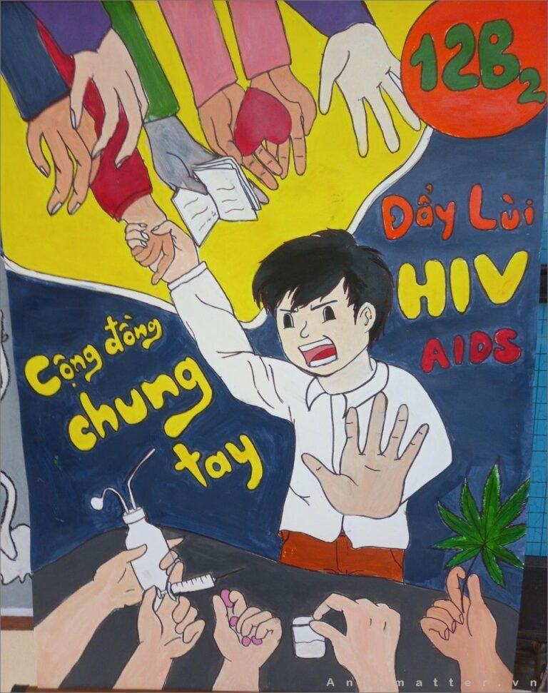 Vẽ Tranh Phòng Chống HIV AIDS Lan Tỏa Thông Điệp Ý Nghĩa