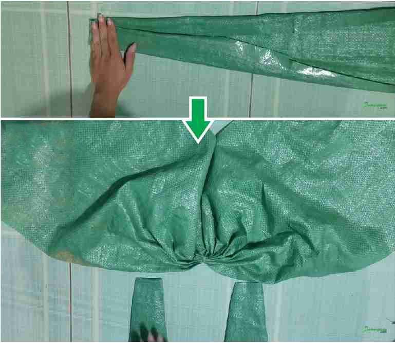 Cách làm quần áo từ 6 chiếc túi