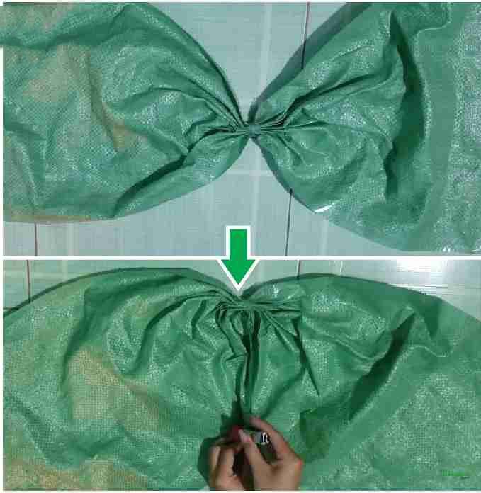 Cách làm quần áo từ 5 chiếc túi