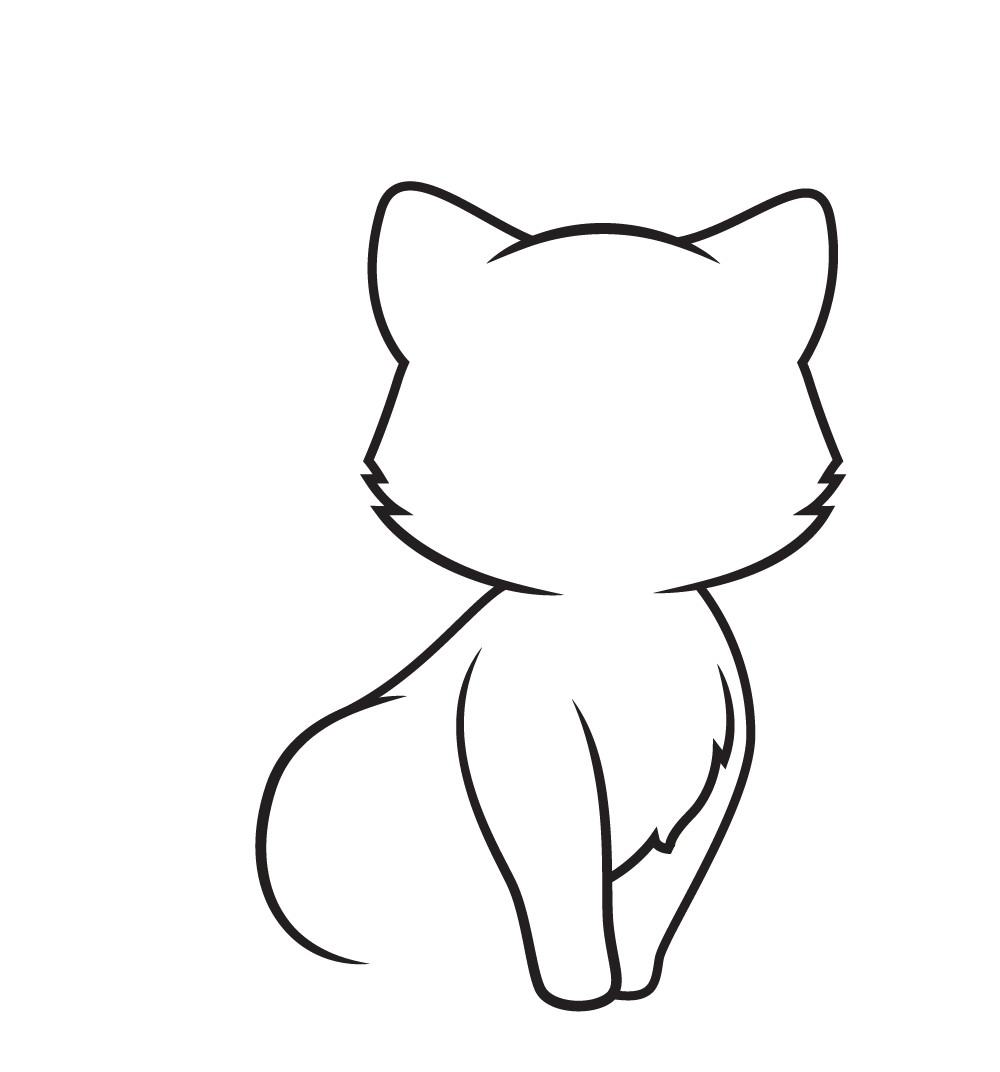Cách vẽ dễ cách vẽ mèo cute cho nét đáng yêu và thu hút