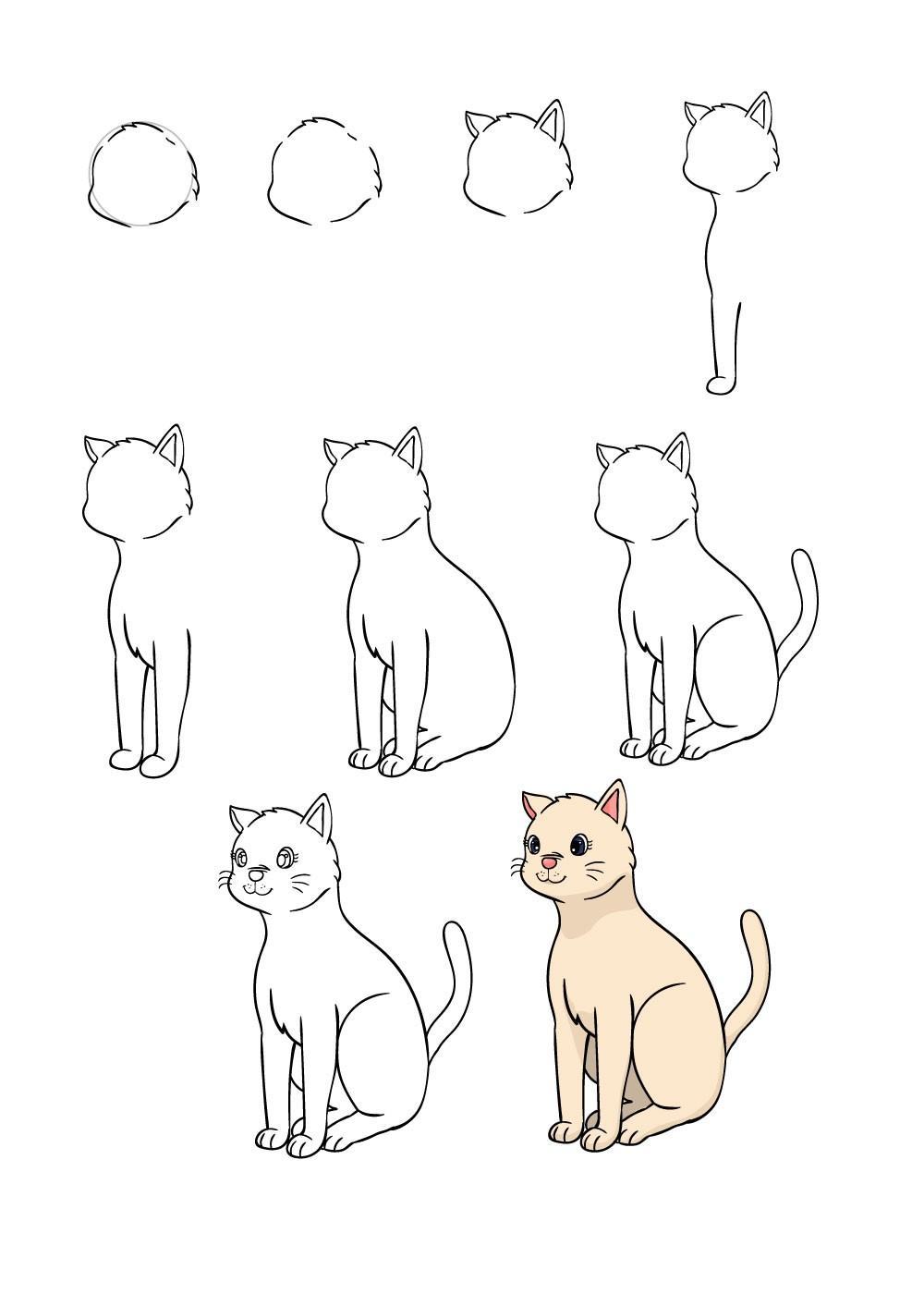 Cách Vẽ Mèo Hình Vẽ Mèo Cute Ngộ Nghĩnh ĐẸP BÁ CHÁY  Comprehensive  English Academy NYSE