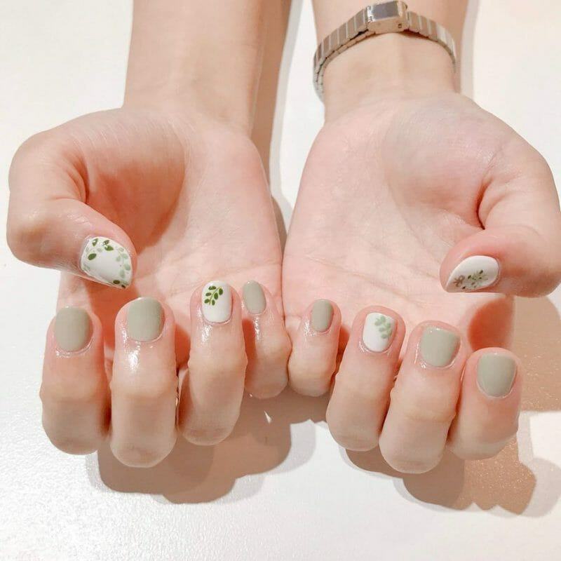 Mẫu nail đẹp nhẹ nhàng
