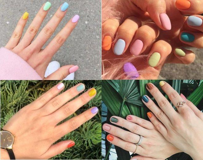 Mẫu nail đen trơn cực tôn da (ảnh: internet)