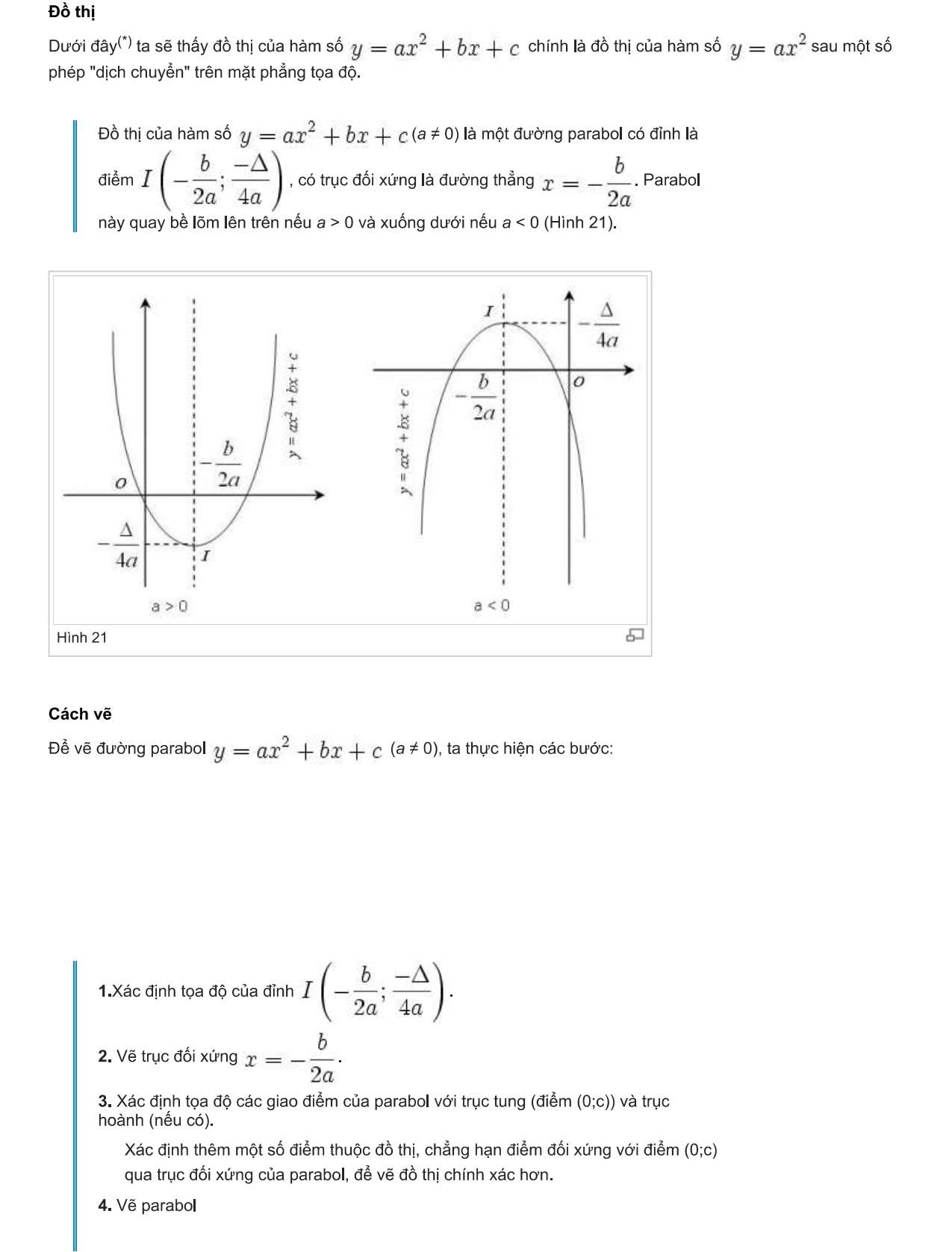 LỜI GIẢI 1 Cho parabol  P  yx2 và đường thẳng  d  yx2 a Vẽ   d  Tự Học 365