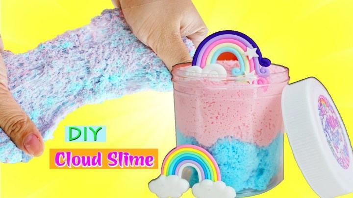 Bước 7: Cách làm slime mây xốp mềm bằng vòi sen siêu dễ tại nhà