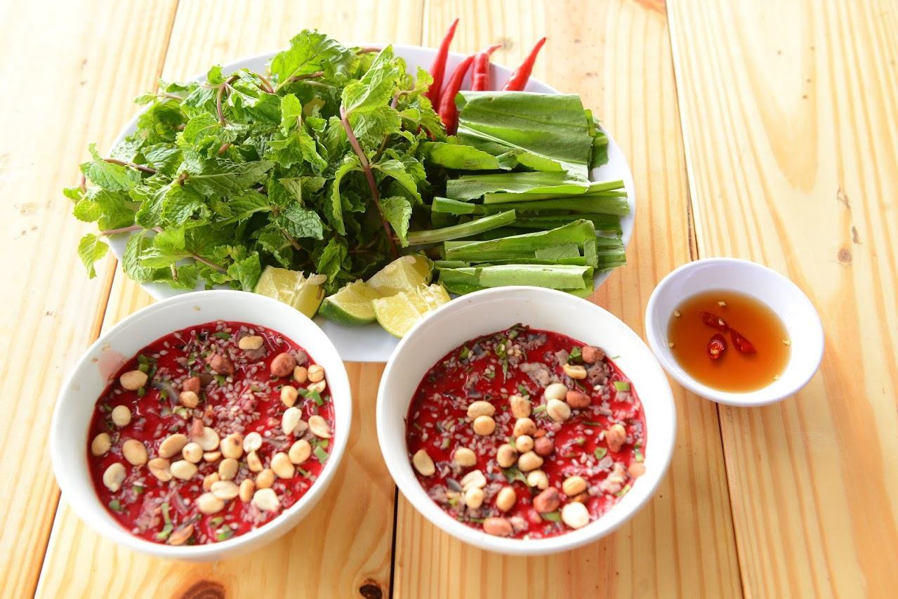 cách nấu tiết canh dê