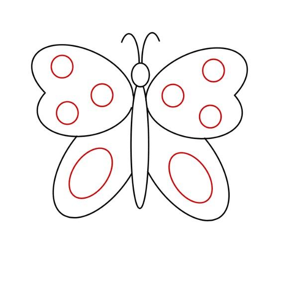 tranh 9 con bướm