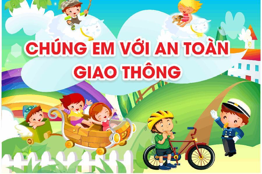 Ý tưởng vẽ biển báo an toàn giao thông.