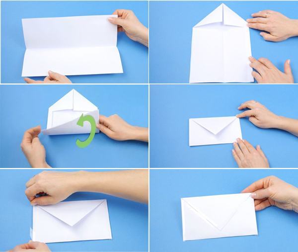 cách làm phong bì bằng giấy
