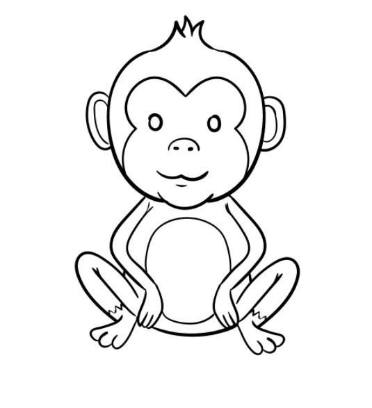 vẽ 8 con khỉ