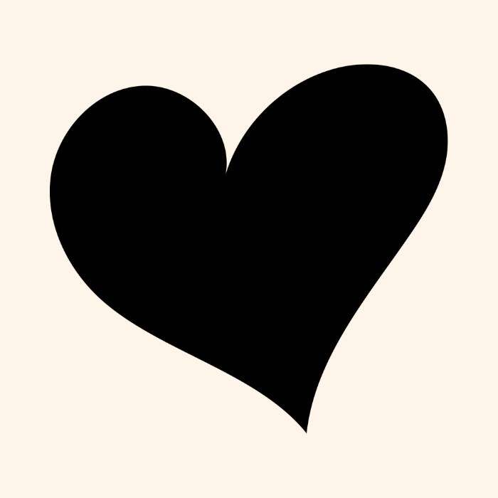 Ý nghĩa của một trái tim màu đen