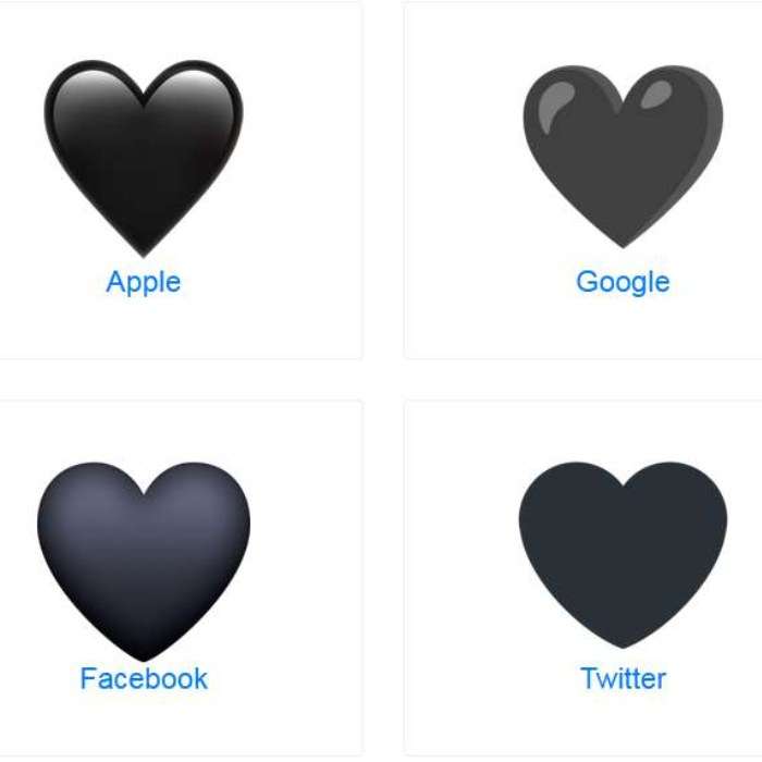 Hình nền trái tim màu đen cho các hình nền khác