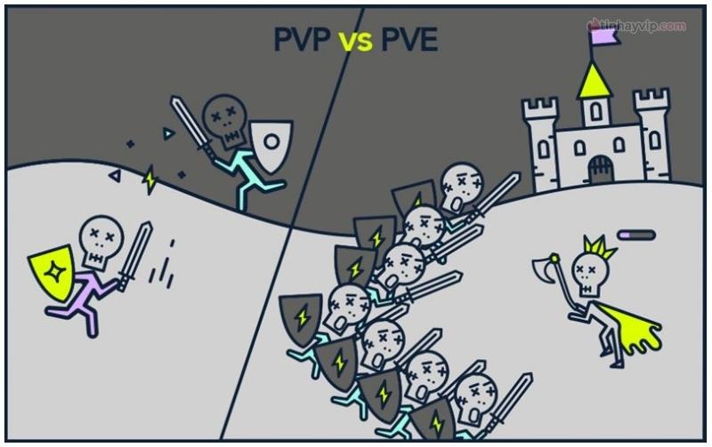 Sự khác biệt giữa PVP và PVE