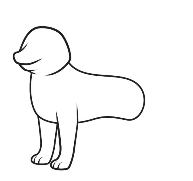 vẽ đơn giản 19 con chó