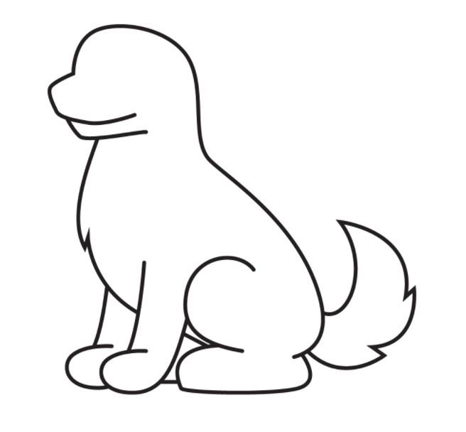 vẽ một con chó bình thường 30