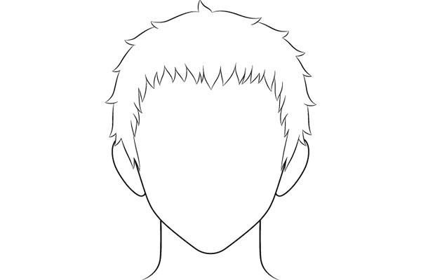 Cách vẽ tóc nam Anime từng bước - Tô Màu - THCS Giảng Võ