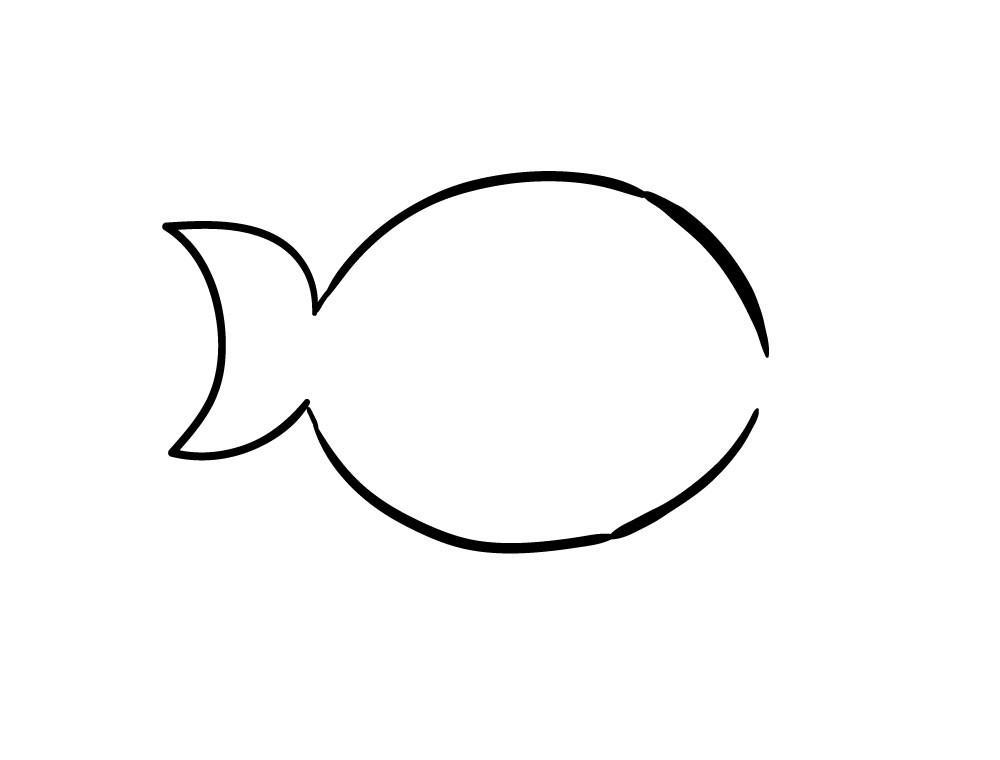 cách vẽ 9. con cá