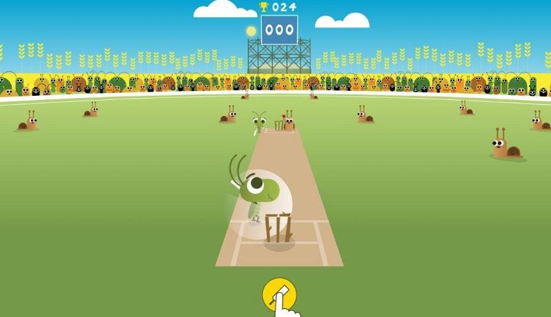 Cricket - Trò chơi Doogle bóng chày của Google