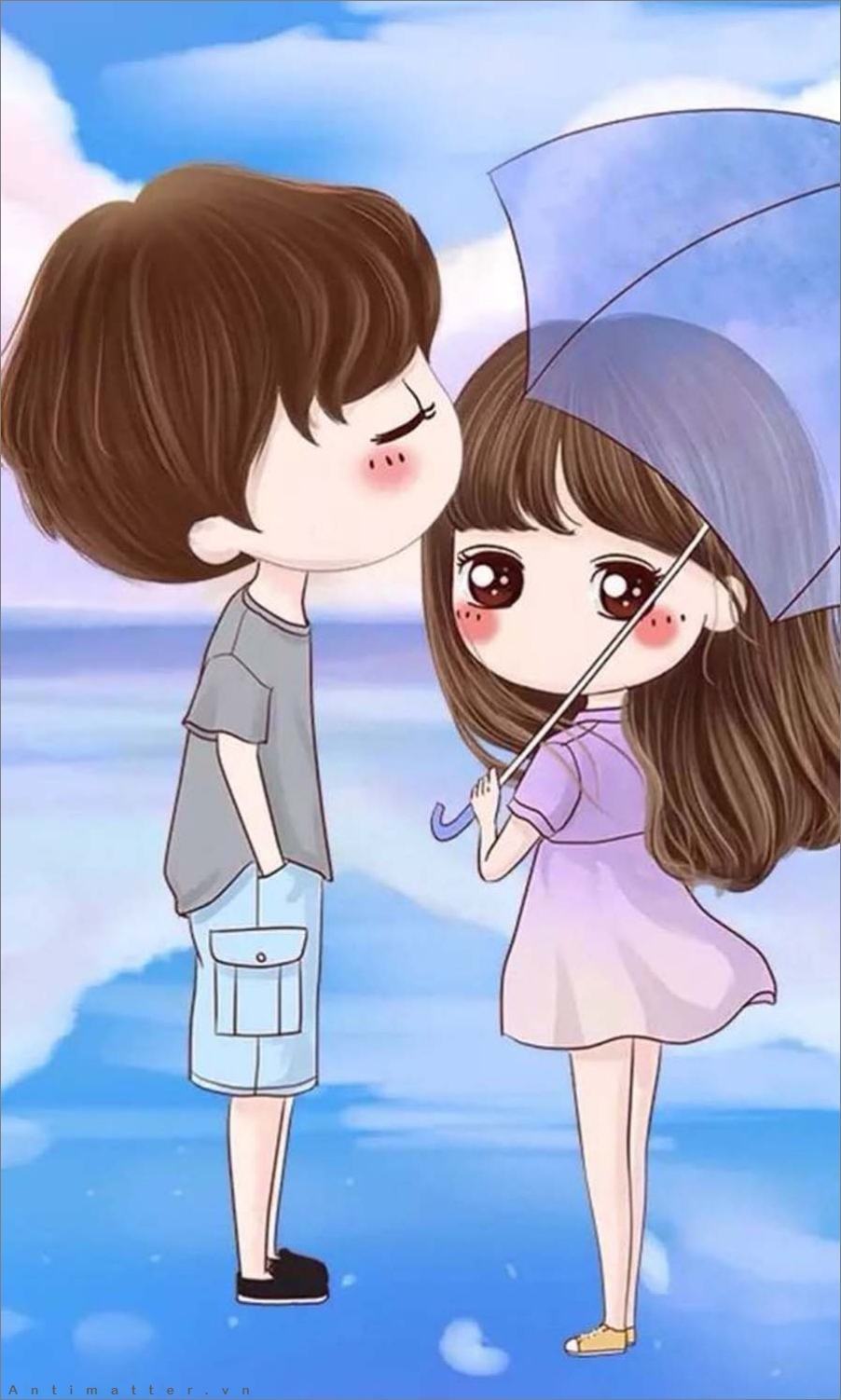 Vẽ hình cặp đôi cute vẽ tranh tình yêu dễ thương  Cute drawing 25   YouTube