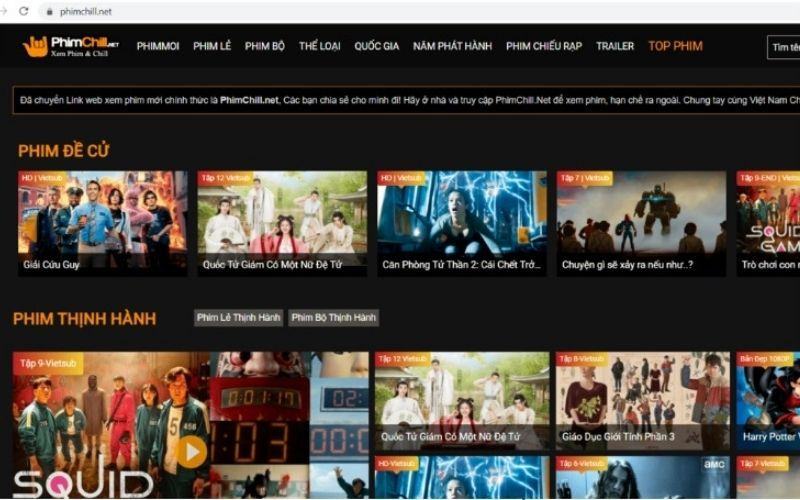 Trước đây có tin đồn Phimmoi đã chuyển tên miền cho Phimchill.