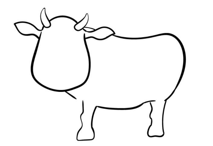 vẽ 6 con bò