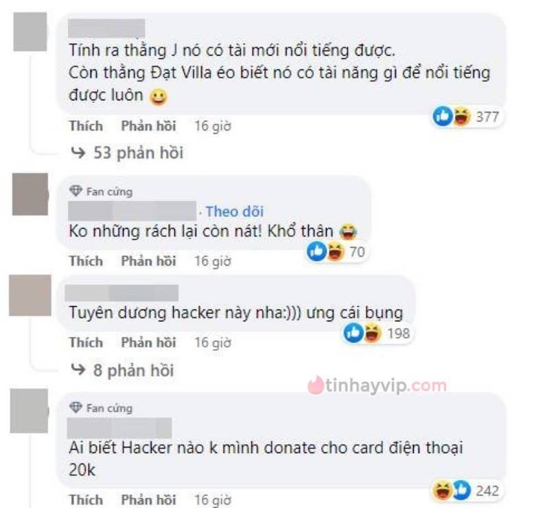 Tên fanpage của Jack đã được đổi thành 