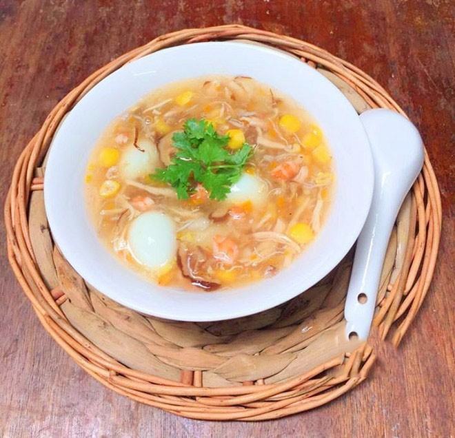 Cách nấu súp trứng cút 7