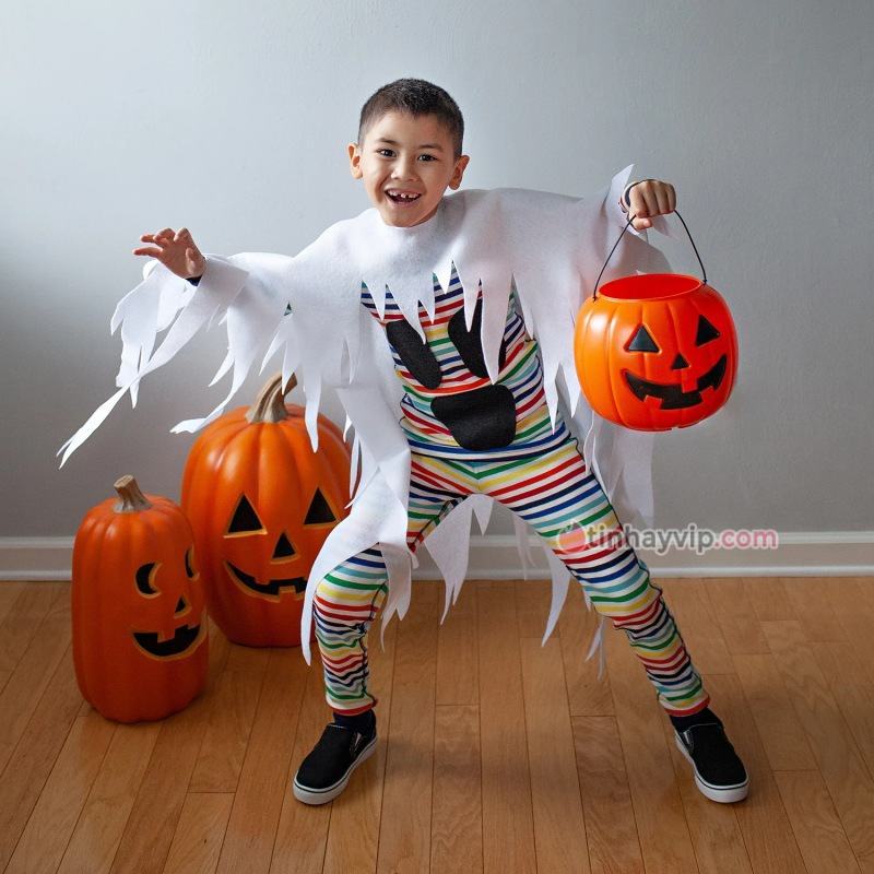 Ý tưởng về cách làm trang phục Halloween cho trẻ em