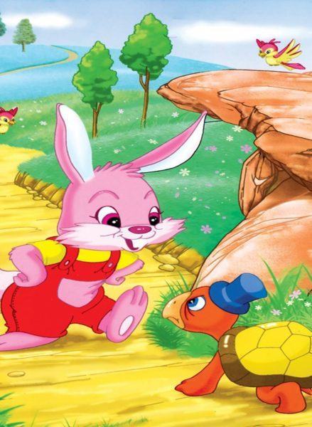 Con rùa hồng là hình ảnh của một con thỏ