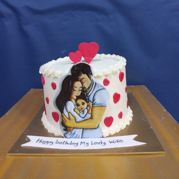 Bánh sinh nhật tặng vợ yêu