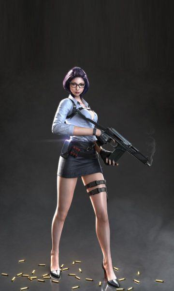 hình ảnh nhân vật nữ trong game Truy Kích
