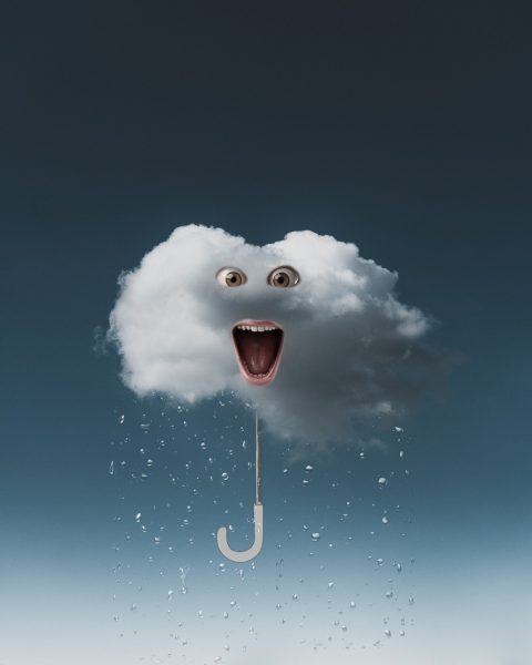 Hình ảnh hài hước về mây mưa