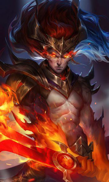 Ảnh đẹp Yasuo trong băng lửa