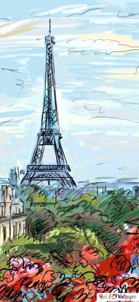 Bản vẽ tháp Eiffel