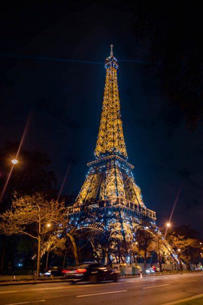 Hình ảnh tháp Eiffel về đêm